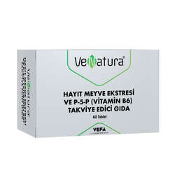 VeNatura Hayıt Meyve Ekstresi ve P-5-P (Vitamin B6) 60 Tablet