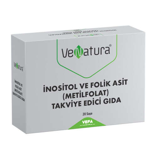 VeNatura İnositol ve Folik Asit (Metilfolat) 20 Saşe - 1