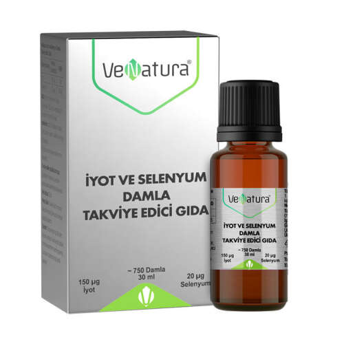 VeNatura İyot ve Selenyum Damla Takviye Edici Gıda 30 ml - 1