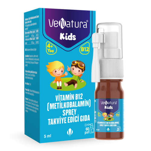 VeNatura Kids Metilkobalamin Sprey Takviye Edici Gıda 5 ml - 1