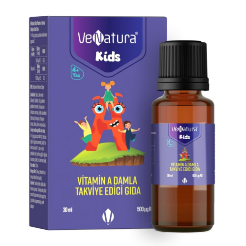 VeNatura Kids Vitamin A Damla Takviye Edici Gıda 30 ml - 1