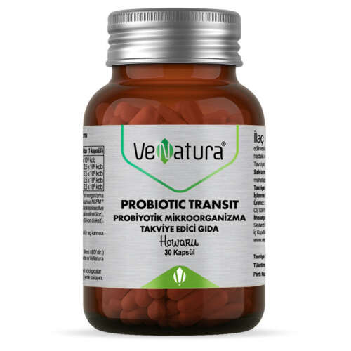 VeNatura Probiotic Transit Probiyotik Mikroorganizma 30 Kapsül - 1