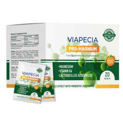 Viapecia Pro-Magnium Magnezyum İçeren Takviye Edici Gıda 20 Saşe - 1