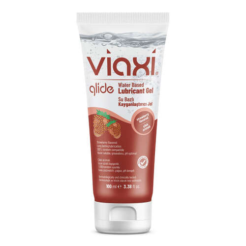 Viaxi Glide Strawberry Lubricant Gel 100 ml - 1