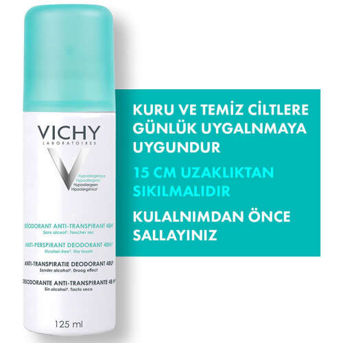 Vichy Anti-Transpirant Terleme Karşıtı Deodorant 125ml - 4