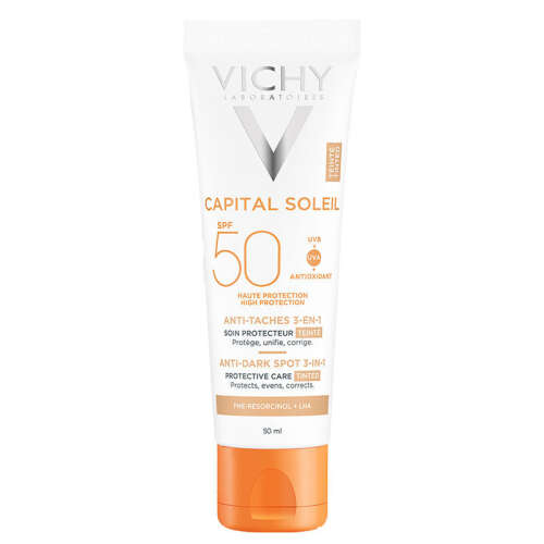 Vichy Capital Soleil Spf 50+ Anti Dark Spots Leke Karşıtı Renkli Güneş Kremi 50 ml - 1