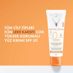 Vichy Capital Soleil Spf 50+ Anti Dark Spots Leke Karşıtı Renkli Güneş Kremi 50 ml - 4