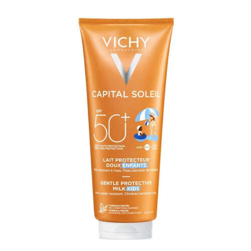 Vichy Capital Soleil SPF 50+ Çocuklar İçin Yüz ve Vücut Güneş Sütü 300 ml - 1