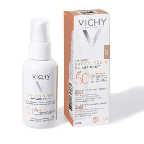 Vichy Capital Soleil UV Yaşlanma Karşıtı Güneş Kremi SPF 50 40 ml - Renkli - 2