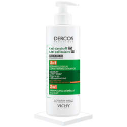 Vichy Dercos Dercos 2’si 1 Arada Kepek Karşıtı ve Nemlendirici Şampuan 390 ml - 2