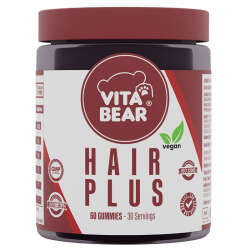 Vita Bear Hair Plus Vegan Saç Vitamini 60 Gummies - 1