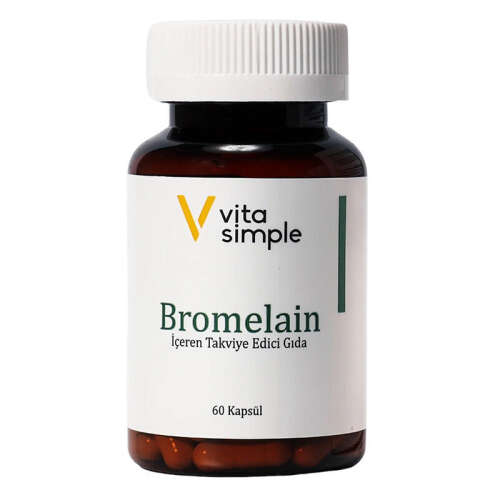 Vita Simple Bromelain İçeren Takviye Edici Gıda 60 Kapsül - 2