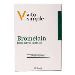 Vita Simple Bromelain İçeren Takviye Edici Gıda 60 Kapsül - 3