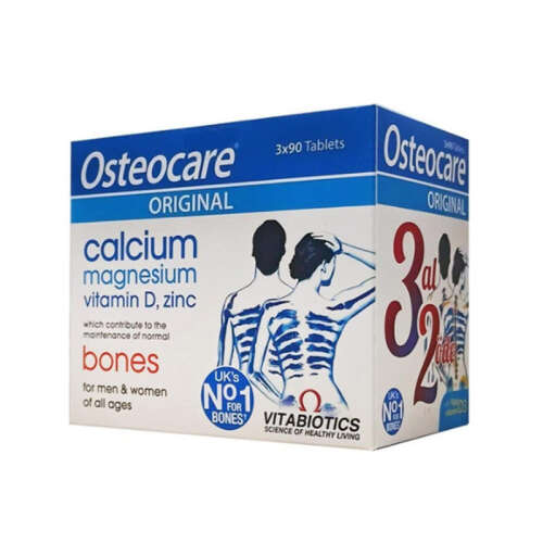 Vitabiotics Osteocare Original Calcium Magnesium 3 x 90 Tablet - 1