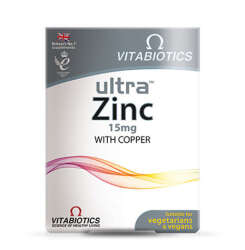 Vitabiotics Ultra Zinc 15 mg Takviye Edici Gıda 60 Tablet (Promosyon Ürünü) - 1