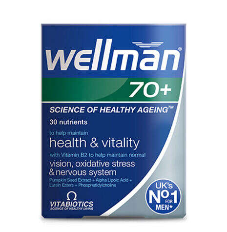 Vitabiotics Wellman 70+ Takviye Edici Gıda 30 Tablet - 1