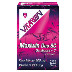 Vitawin Maxiwin Duo Sambucus + C Vitamini Efervesan 20 Saşe - 1