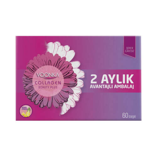 Voonka Collagen Beauty Plus Kollajen ve Hyaluronik Asit 60 Saşe - 1