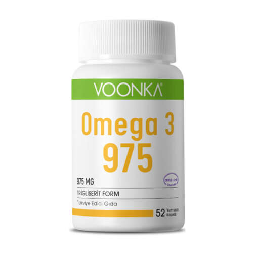 Voonka Omega 3 975 Takviye Edici Gıda 52 Yumuşak Kapsül - 1