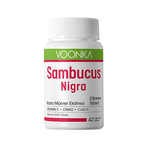 Voonka Sambucus Nigra 42 Çiğneme Tableti - 1