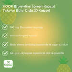 Voop Bromelain Takviye Edici Gıda 30 Kapsül - 4