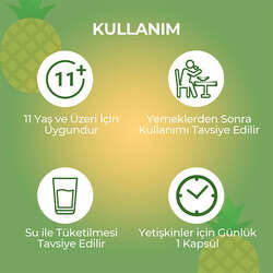 Voop Bromelain Takviye Edici Gıda 30 Kapsül - 6