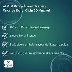 Voop Krom Takviye Edici Gıda 30 Kapsül - 3