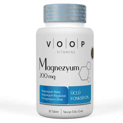 Voop Magnezyum İçeren Tablet Takviye Edici Gıda 30 Tablet - 1