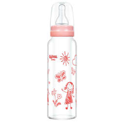 Wee Baby Klasik Isıya Dayanıklı Cam Biberon 240 ml - 1