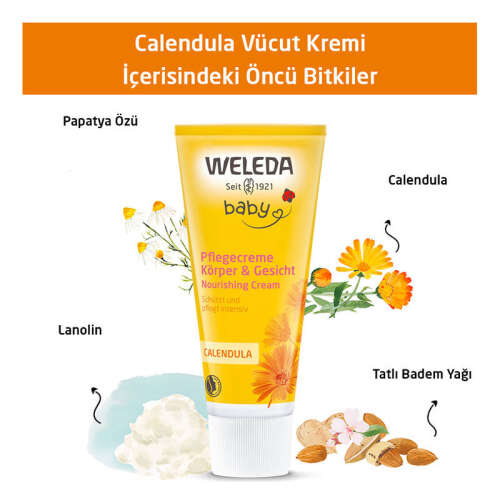 Weleda Baby Nemlendirici Vücut Kremi 75 ml - 2