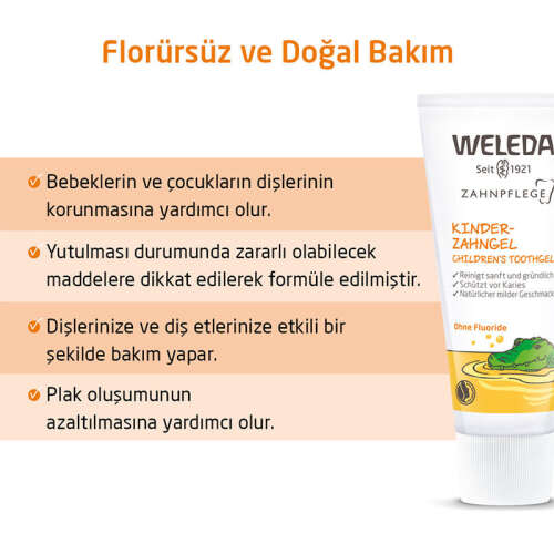 Weleda Bebek ve Çocuklar için Organik Diş Macunu 50 ml - 3