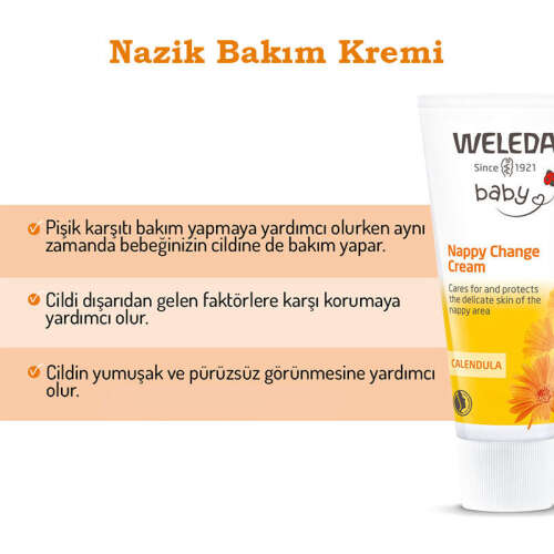 Weleda Calendula (Aynısefa Özlü) Bez Bölgesi Bakım Kremi 75 ml - 2