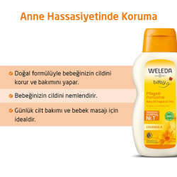 Weleda Calendula Organik Parfümsüz Bebek Yağı 200 ml - 3