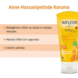 Weleda Calendula Organik Saç ve Vücut Şampuanı 200 ml - 3