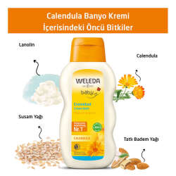 Weleda Calendula Organik Temizleyici ve Nemlendirici Banyo Kremi 200 ml - 4