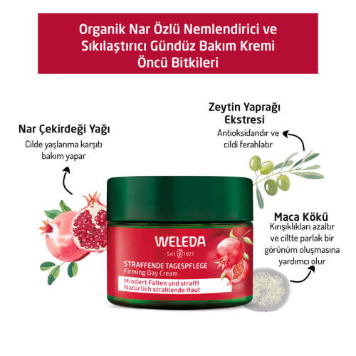 Weleda Nar Özlü Nemlendirici ve Sıkılaştırıcı Gündüz Bakım Kremi 40 ml - 3