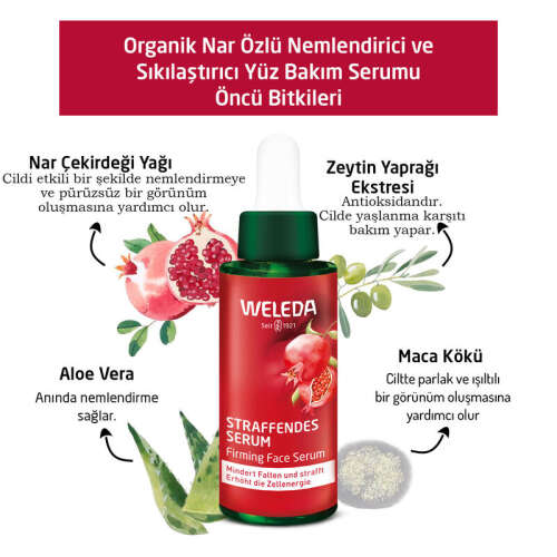 Weleda Nar Özlü Organik Sıkılaştırıcı Yüz Serumu 30 ml - 3