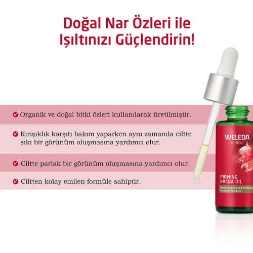 Weleda Nar Özlü Organik Sıkılaştırıcı Yüz Yağı 30 ml - 2