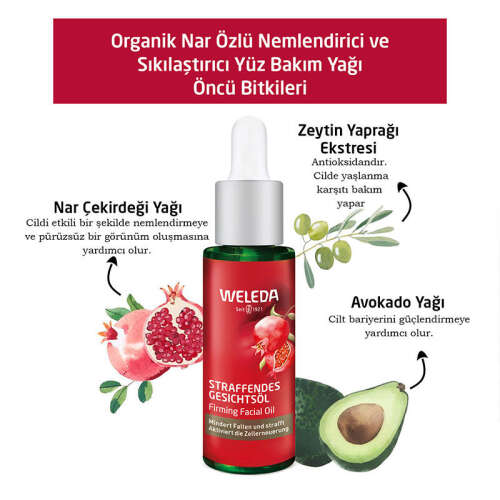 Weleda Nar Özlü Organik Sıkılaştırıcı Yüz Yağı 30 ml - 3