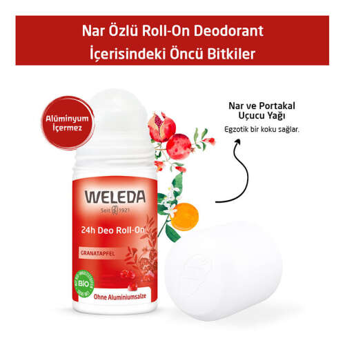 Weleda Nar Özlü Roll On Deodorant 50 ml - 4