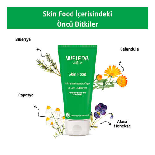 Weleda Skin Food Nemlendirici ve Besleyici Organik Bakım Kremi 75ml - Çok Kuru ve Kuru Ciltler - 3