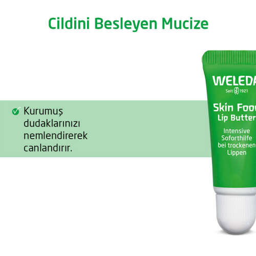 Weleda Skin Food Organik Besleyici Dudak Balmı 8 ml - 3