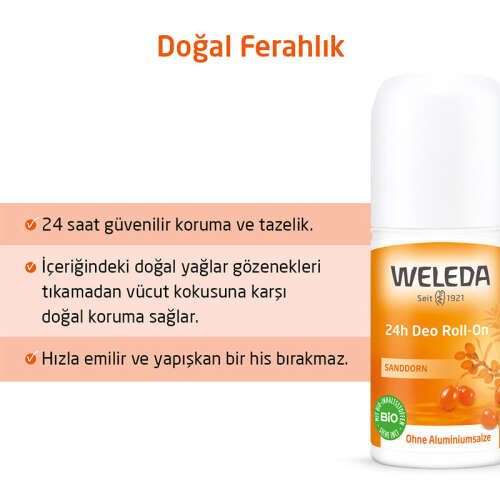 Weleda Yabani İğde Özlü Doğal Roll On Deodorant 50 ml - 3