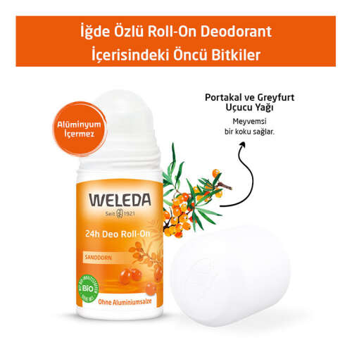 Weleda Yabani İğde Özlü Doğal Roll On Deodorant 50 ml - 4