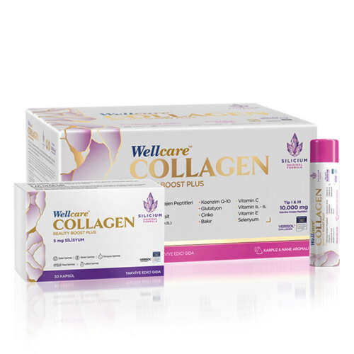 Wellcare Collagen Beauty Boost 10.000 mg 30 Tüp ve 30 Kapsül - 1