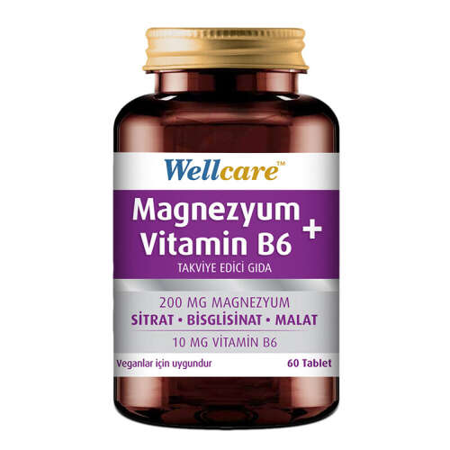 Wellcare Magnezyum Vitamin B6 60 Tablet - 1