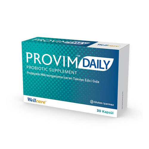 Wellcare Provim Daily Probiyotik Takviye Edici Gıda 30 Kapsül - 1