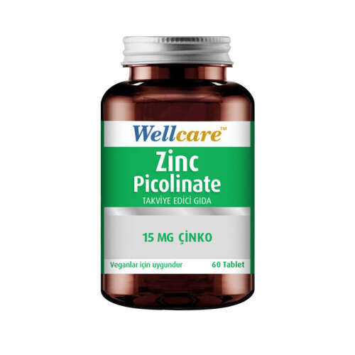 Wellcare Zinc Picolinate Takviye Edici Gıda 60 Tablet - 1