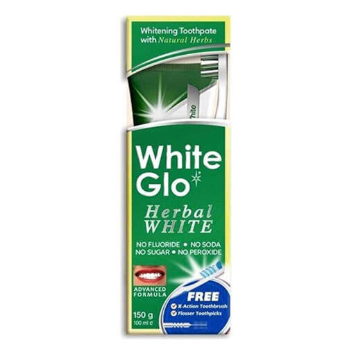 White Glo Herbal Fresh Beyazlatıcı Diş Macunu 150 gr - 1