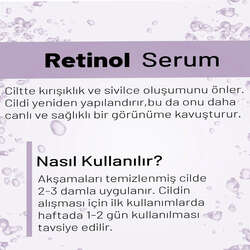 WIWIFY Yaşlanma Karşıtı Retinol Cilt Bakım Serumu 30 ml